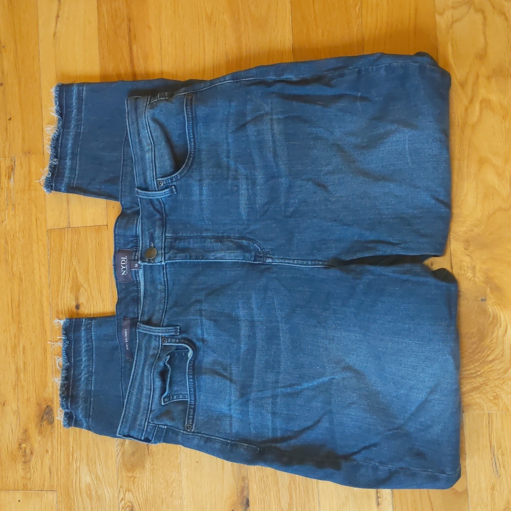NYDJ Ami Skinny Lift Tuck Crop Jeans Size 16